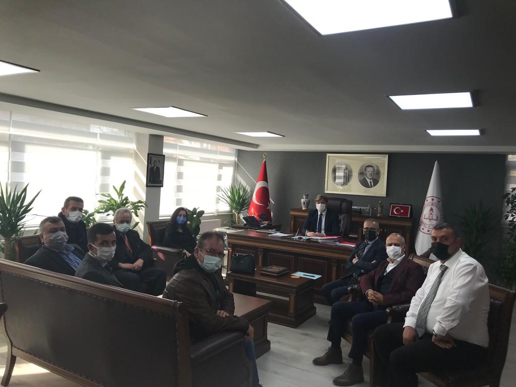 ÖZERKDER, Özel Öğretim Kurumları Genel Müdürü Abdullah Süslü'yü ziyaret etti
